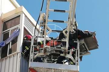  Evacuada por la ventana de su casa en Telde (Foto TA)